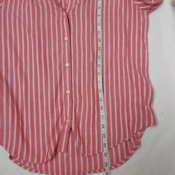J.CREW Striped‎ Tie neck Button down shirt - Picture 8 of 8